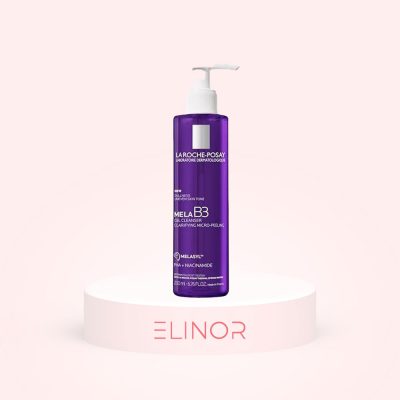 ژل شستشو ضد لک و روشن کننده mela b3 لاروش پوزای